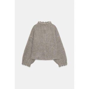 ZARA KNIT BOMBER JACKET